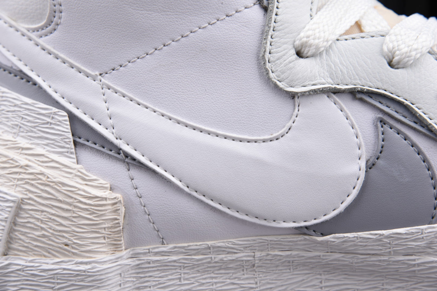 Sacai x Blzr Mid 'White Grey'