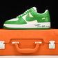 Louis Vuittоп x AF1 by Virgil Abloh 'Green' (With Special Case)