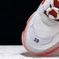Triple S Sneaker "White Red Clear Sole"