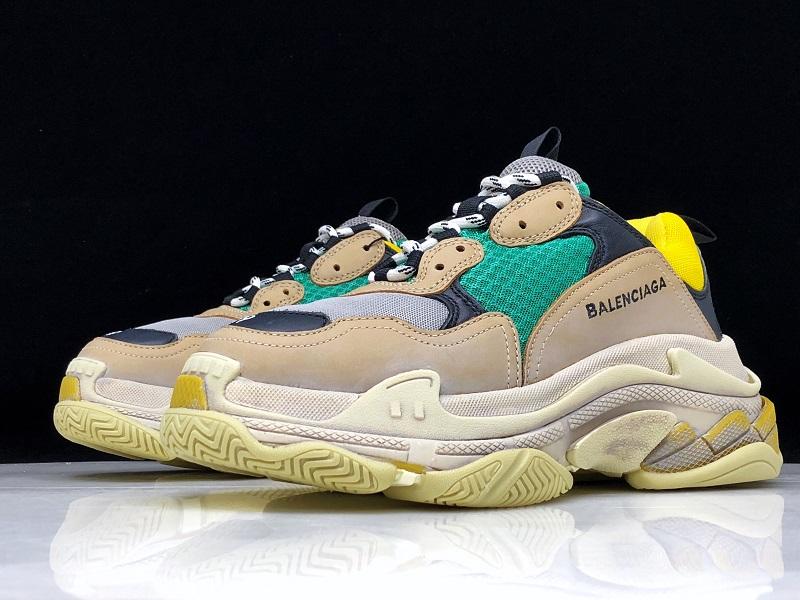Triple S Sneaker "Green Yellow"