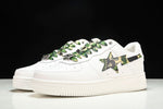 A Bathing Ape Bape Sta ‘White ABC Camo Green'