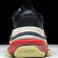 Triple S Sneaker "Black Red"