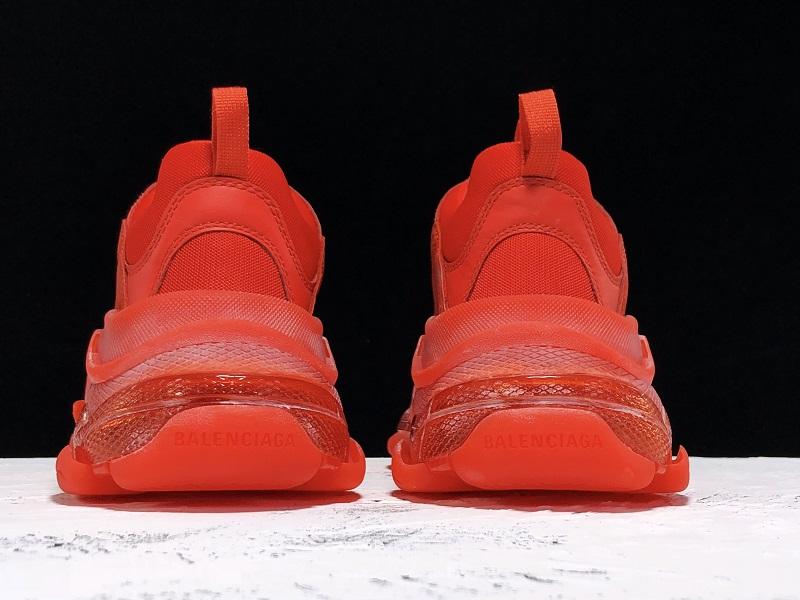 Triple S Sneaker "Red Clear Sole"