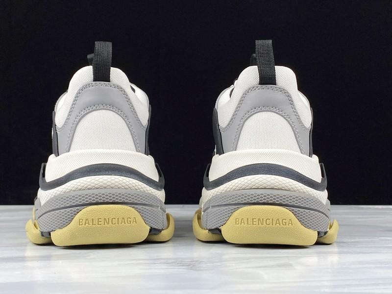 Triple S Sneaker "White Grey Black"