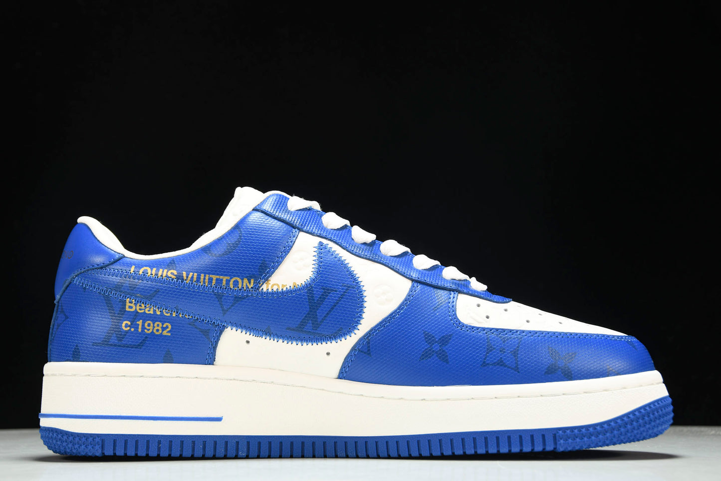 Louis Vuittоп x AF1 by Virgil Abloh 'White Blue' (With Special Case)