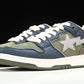 A Bathing Ape Bape SK8 Sta ‘Navy Khaki’