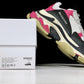 Triple S Sneaker "Black White Pink"