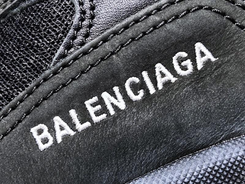 Triple S Sneaker "Triple Black Clear Sole"
