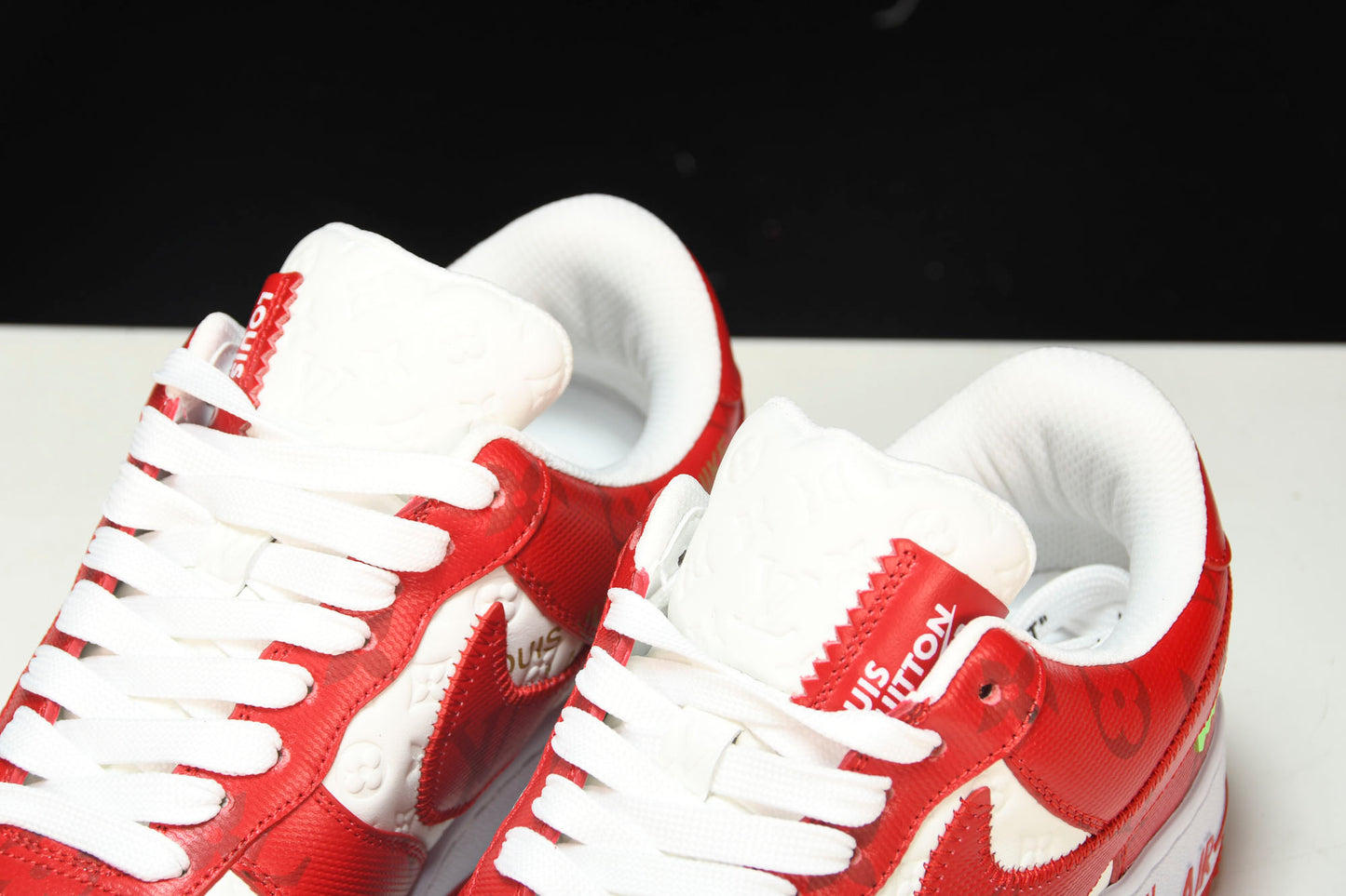 Louis Vuittоп x AF1 by Virgil Abloh 'Red White' (With Special Case)