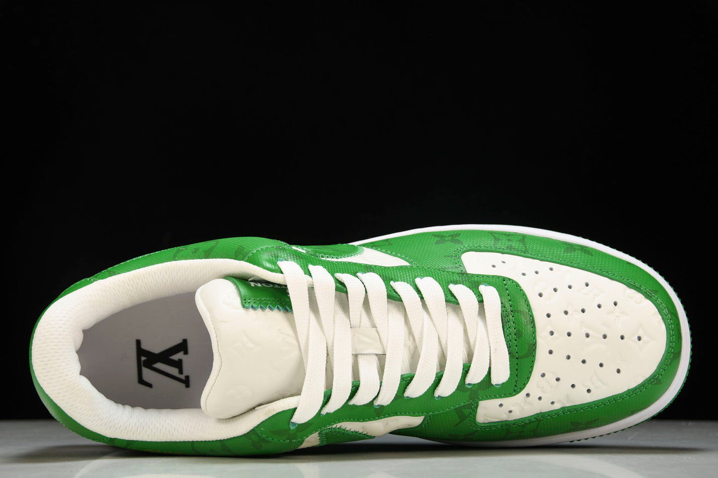 Louis Vuittоп x AF1 by Virgil Abloh 'Green' (With Special Case)