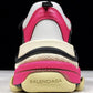 Triple S Sneaker "Black White Pink"