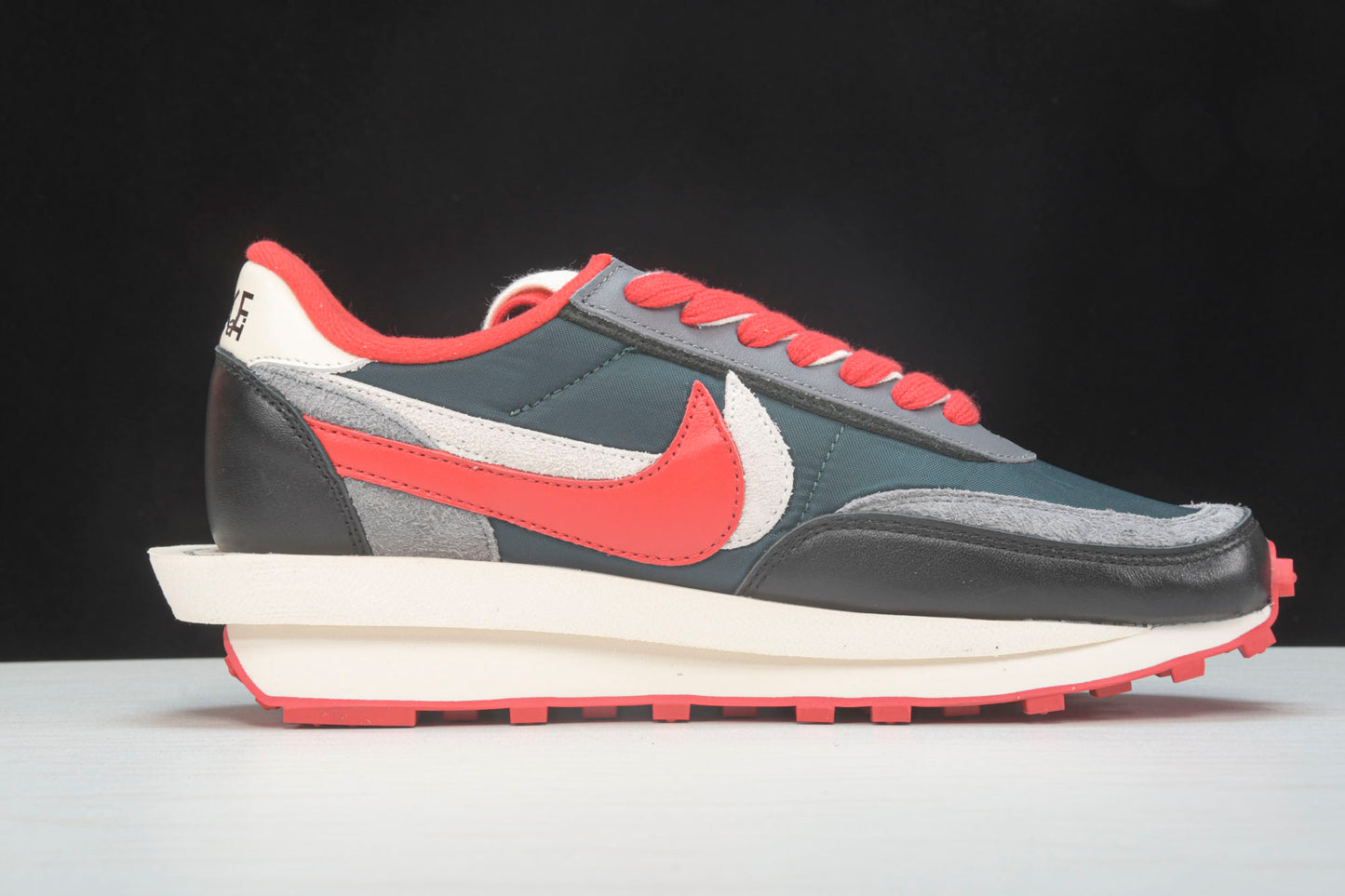 Sacai x Undercover x LD Waffle 'Midnight Spruce University Red'