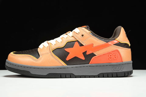 A Bathing Ape Bape SK8 Sta ‘Orange Black’