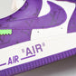 Louis Vuittоп x AF1 by Virgil Abloh 'Purple' (With Special Case)