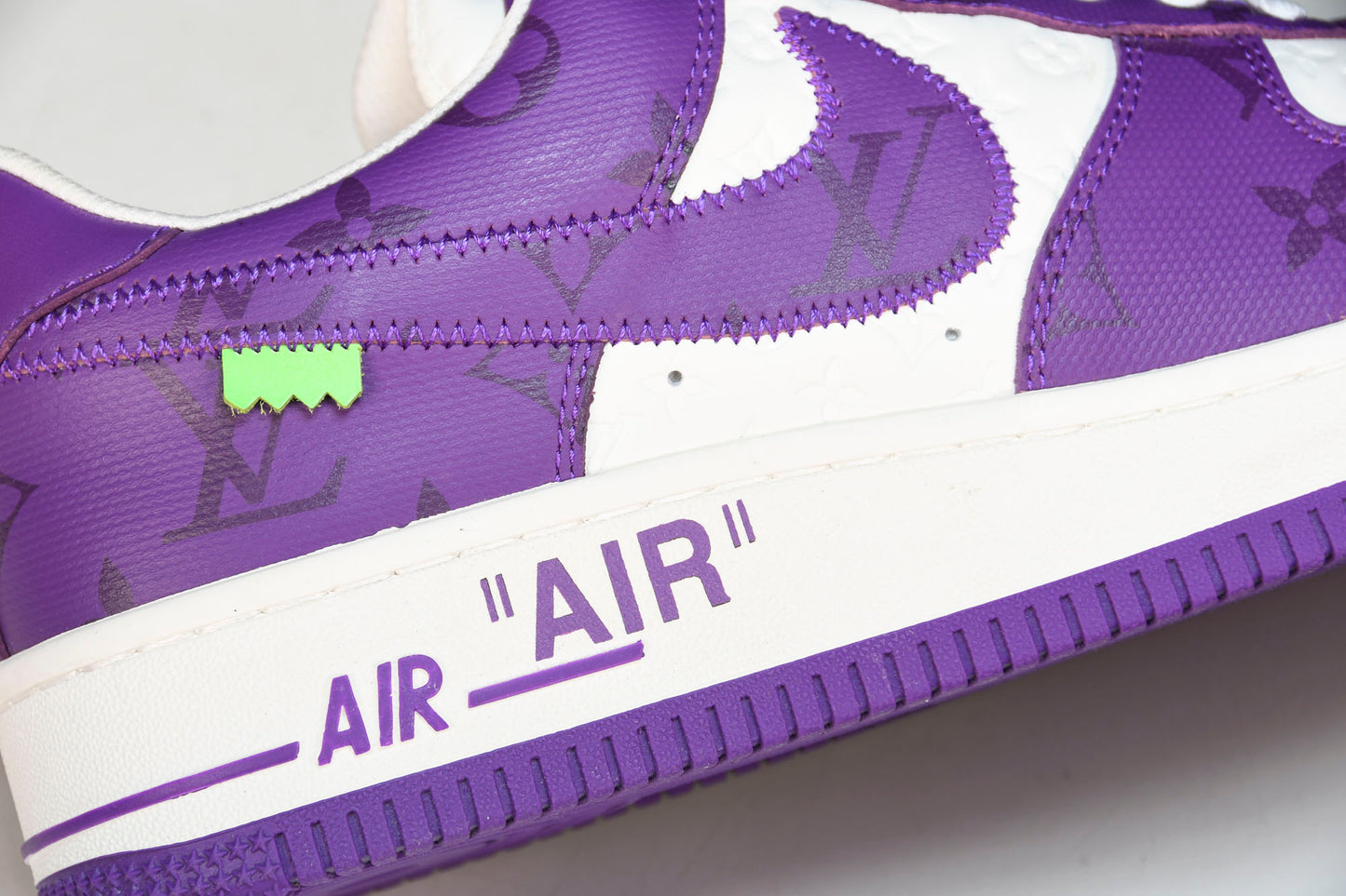 Louis Vuittоп x AF1 by Virgil Abloh 'Purple' (With Special Case)