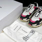 Triple S Sneaker "Black White Pink"