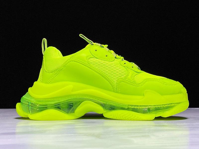 Triple S Sneaker "Fluo Yellow"