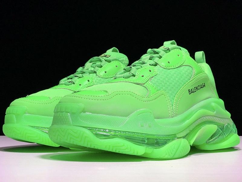 Triple S Sneaker "Fluo Green"
