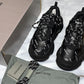 Triple S Sneaker "Allover Logo - Black"