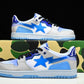 A Bathing Ape Bape SK8 Sta ‘Blue White’