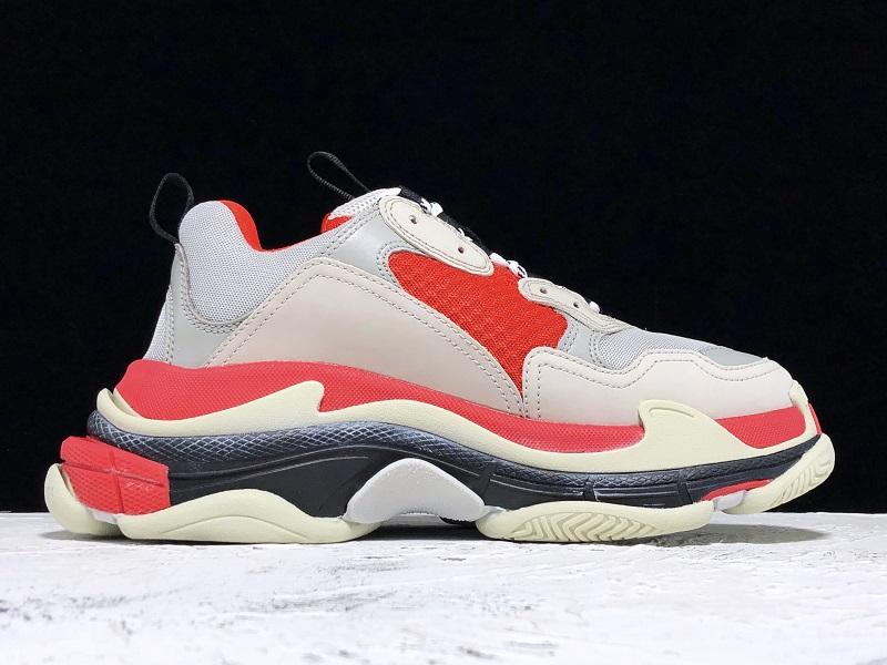 Triple S Sneaker "Grey Red"