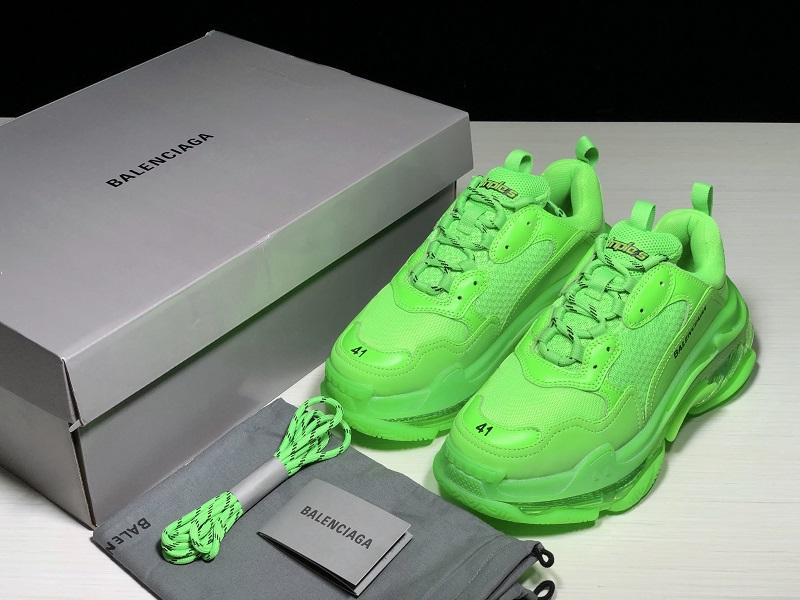 Triple S Sneaker "Fluo Green"