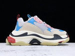 Triple S Sneaker "White Blue Pink"