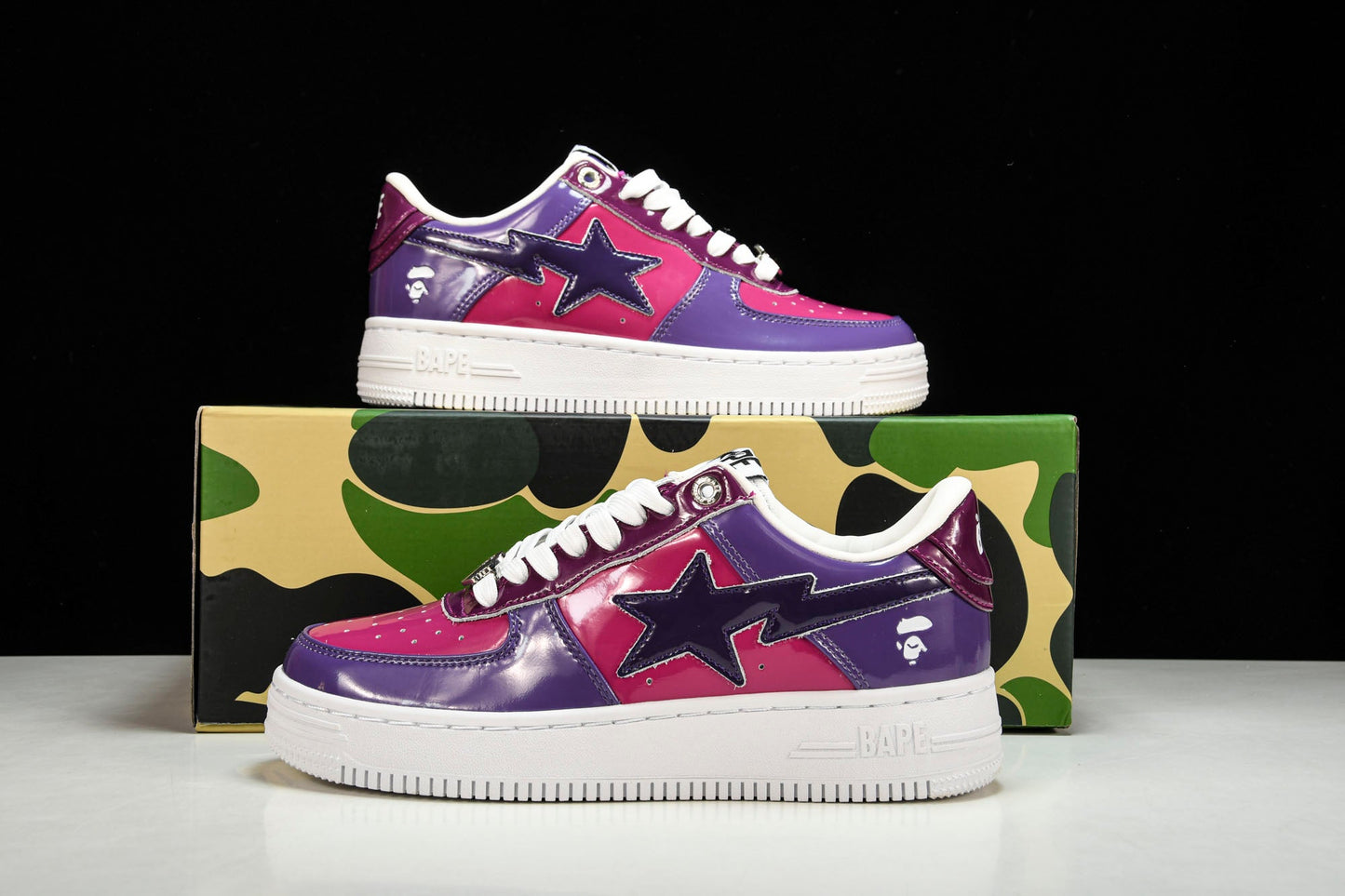 A Bathing Ape Bape Sta M1 'Camo Combo - Purple'