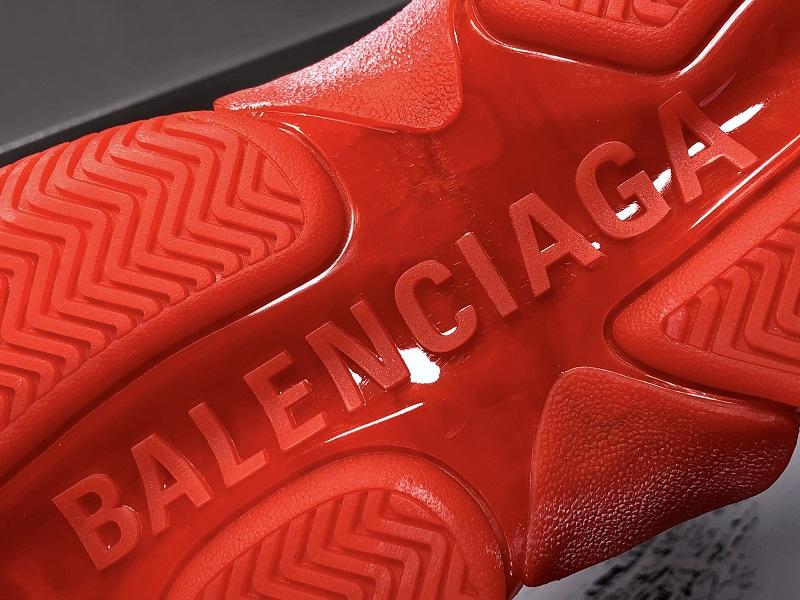 Triple S Sneaker "Red Clear Sole"