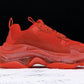 Triple S Sneaker "Red Clear Sole"