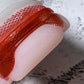Triple S Sneaker "White Red Clear Sole"