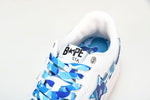 A Bathing Ape Bape Sta 'White ABC Camo - Blue'