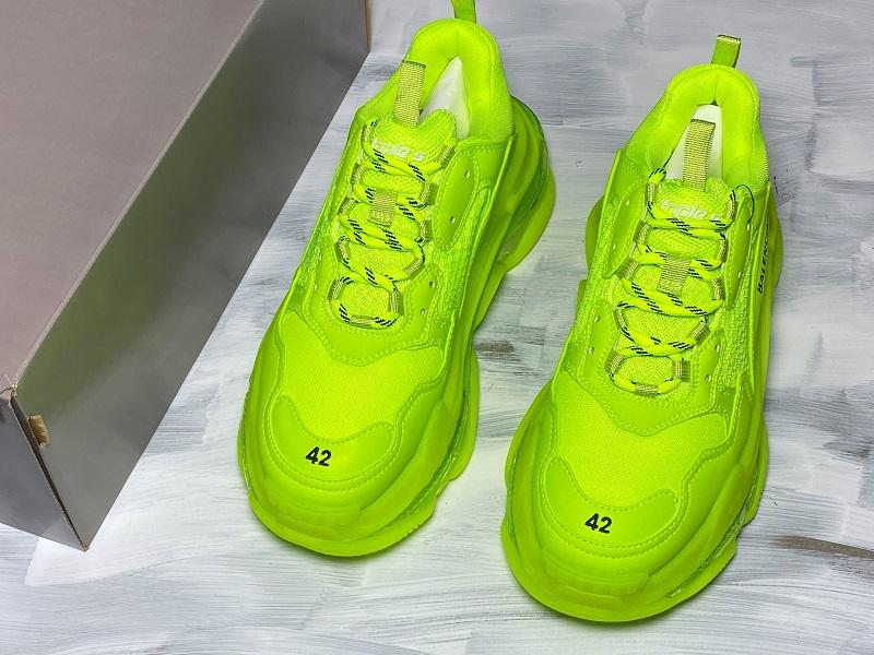 Triple S Sneaker "Fluo Yellow"