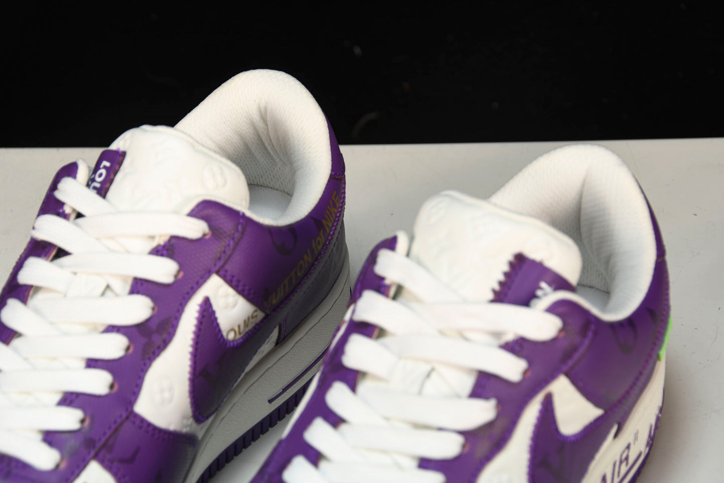 Louis Vuittоп x AF1 by Virgil Abloh 'Purple' (With Special Case)