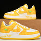 Louis Vuittоп x AF1 by Virgil Abloh 'Yellow White'
