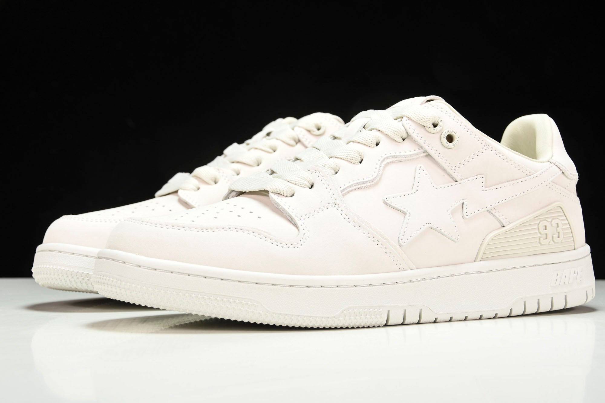 A Bathing Ape Bape SK8 Sta ‘Triple White’