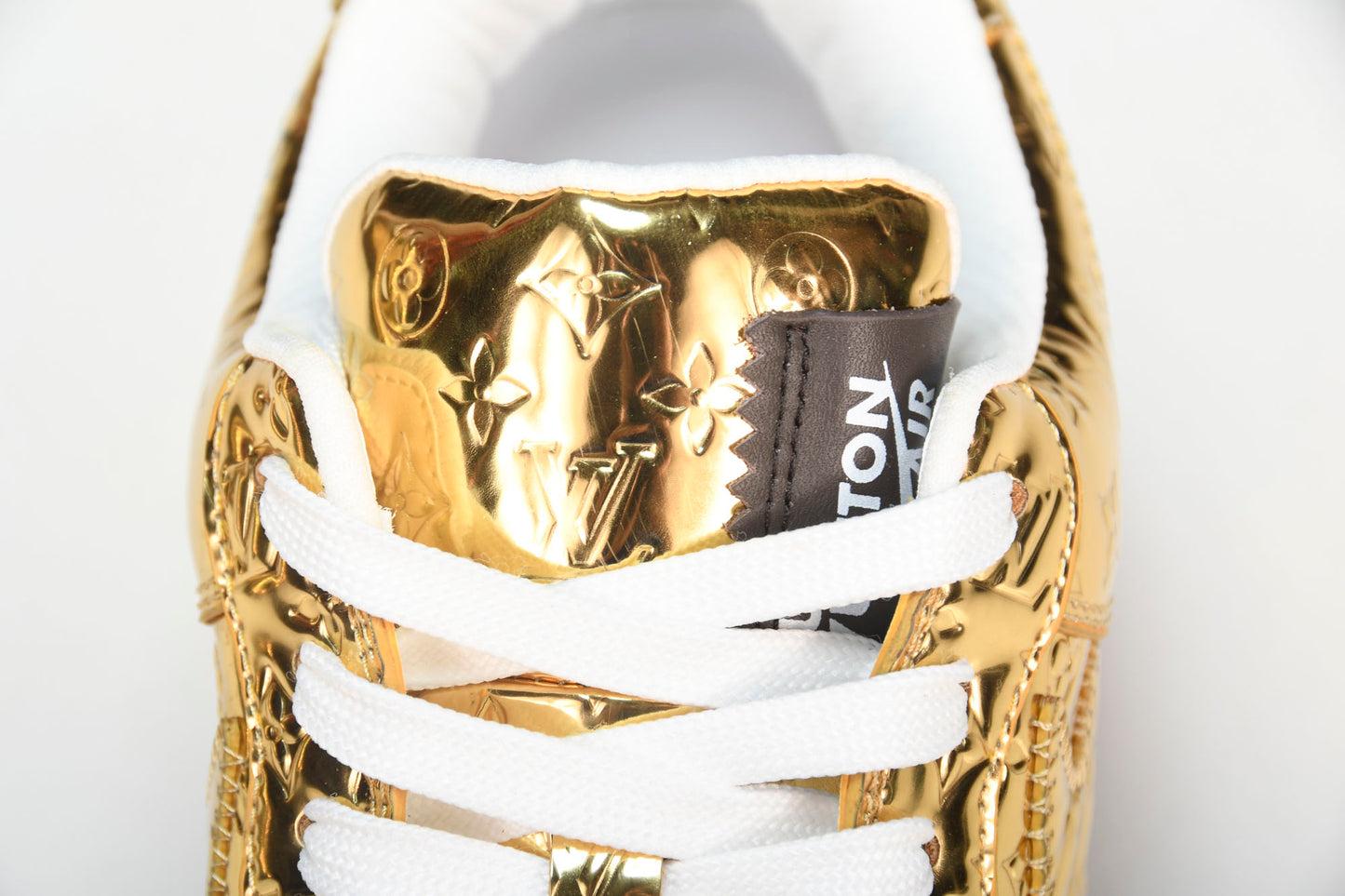 Louis Vuittоп x AF1 by Virgil Abloh 'Metallic Gold' (With Special Case)