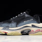 Triple S Sneaker "Black Red"