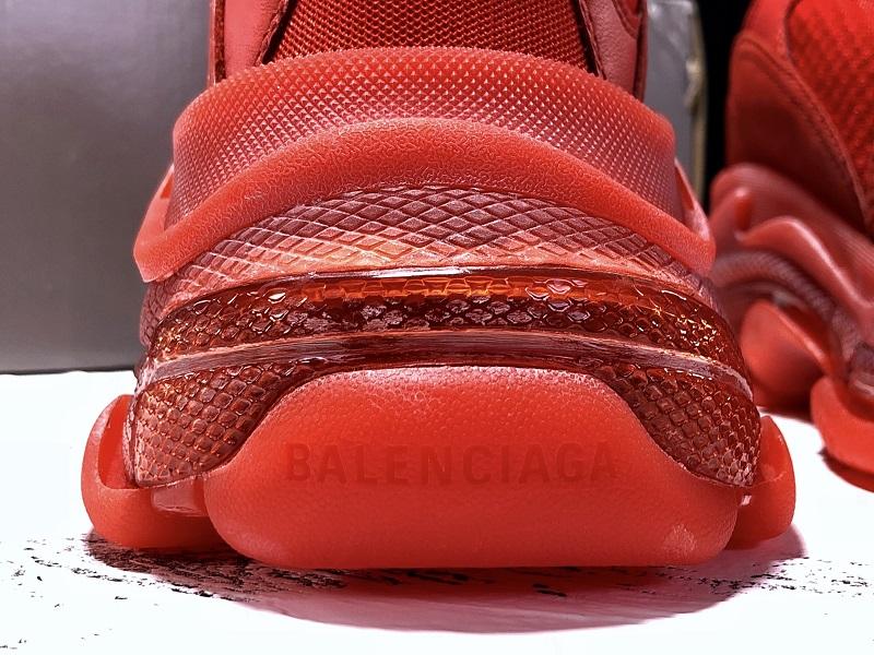 Triple S Sneaker "Red Clear Sole"