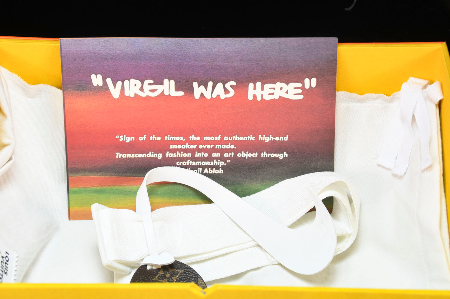 Louis Vuittоп x AF1 by Virgil Abloh 'White Blue' (With Special Case)
