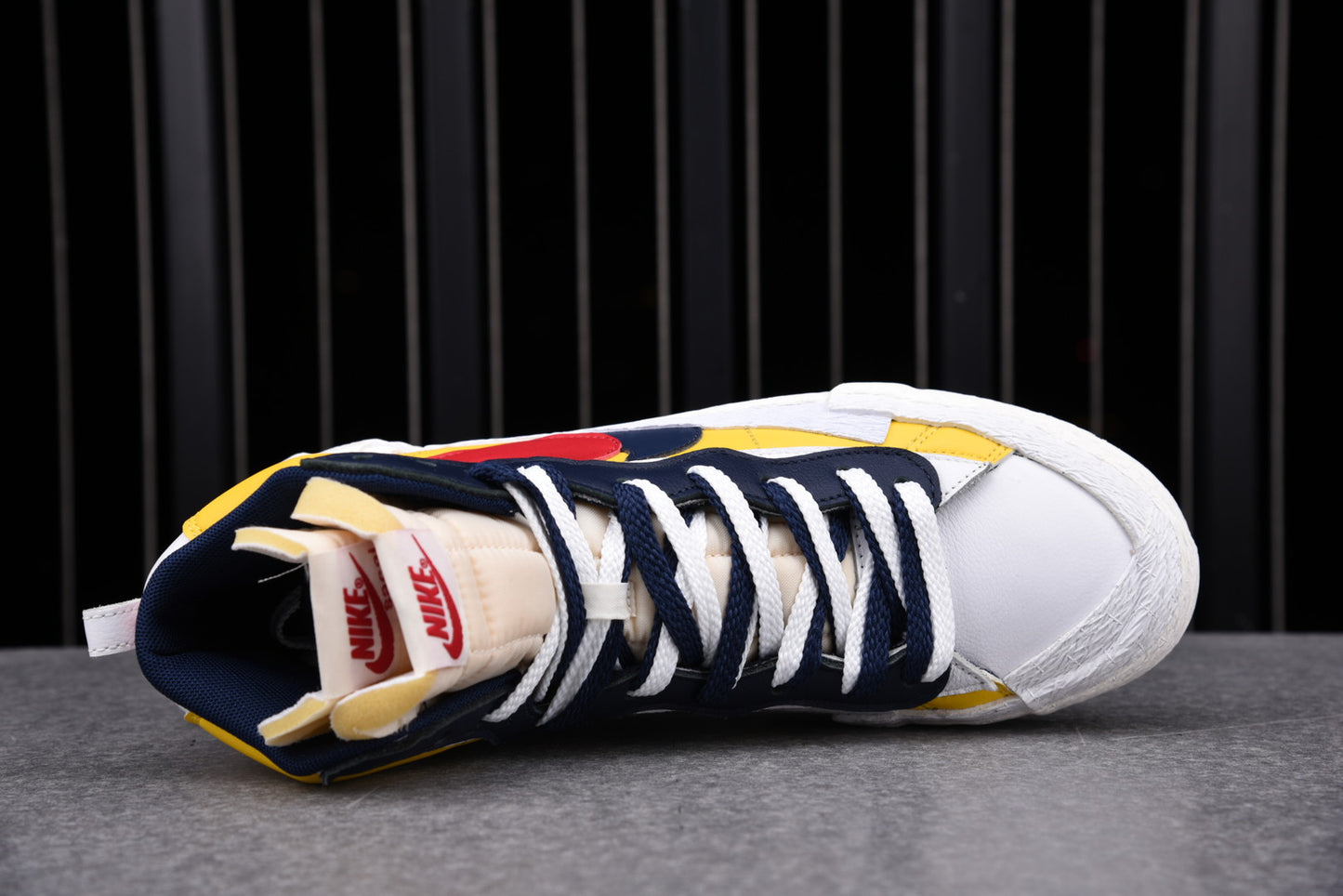Sacai x Blzr Mid 'Maize Navy'