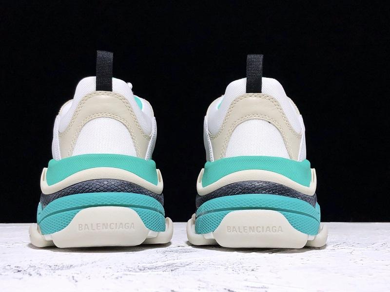 Triple S Sneaker "White Green"