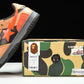 A Bathing Ape Bape SK8 Sta ‘Orange Black’