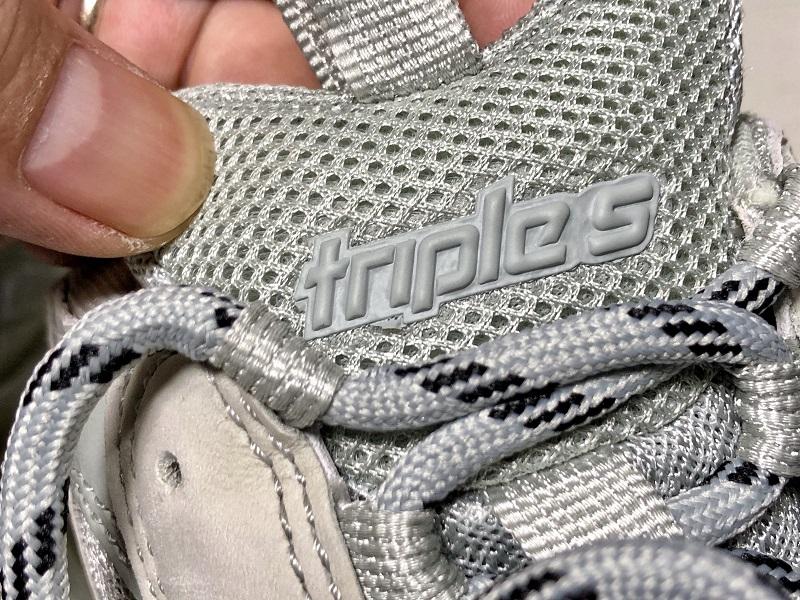 Triple S Sneaker "Pearl Grey Clear Sole"