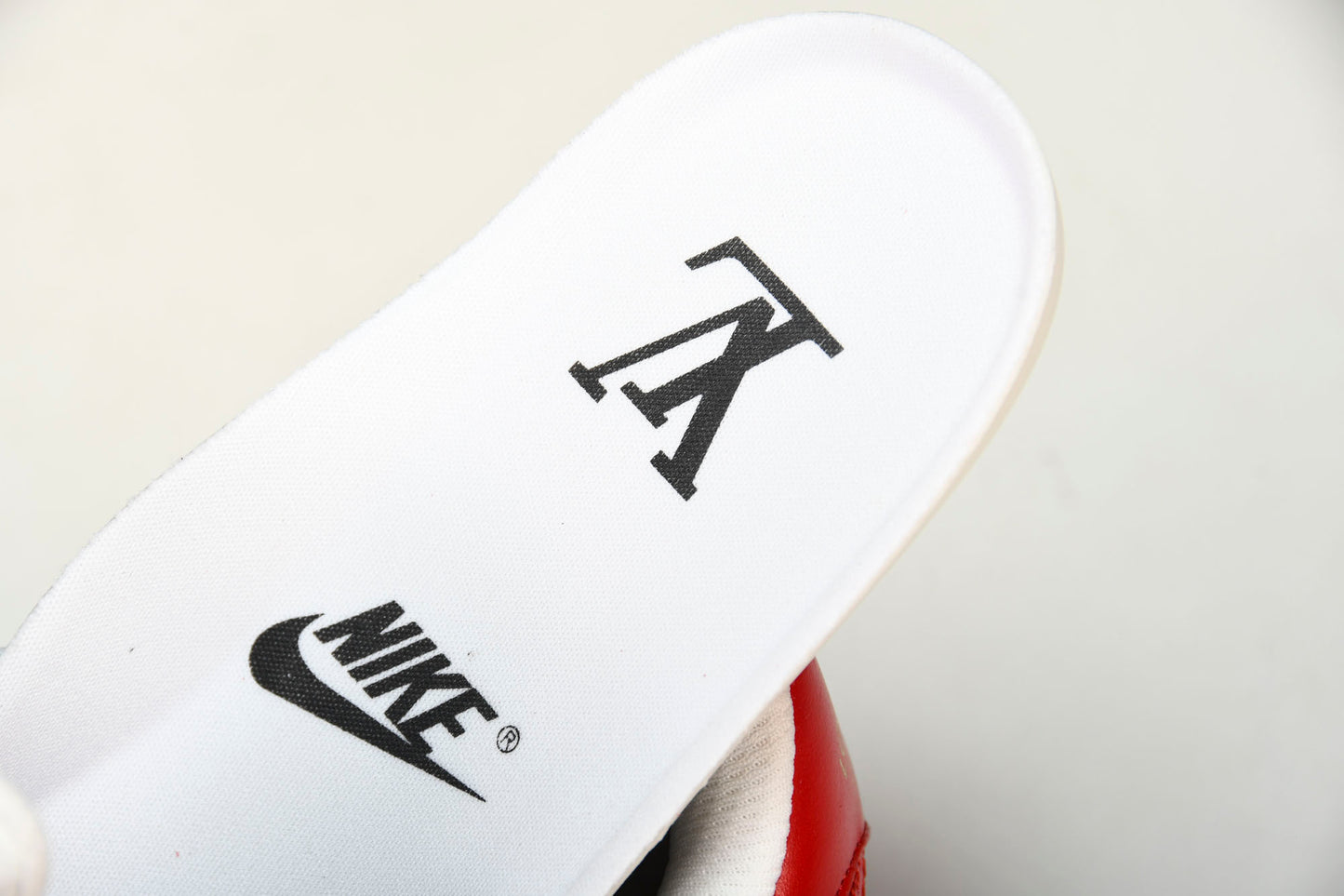 Louis Vuittоп x AF1 by Virgil Abloh 'Red White' (With Special Case)