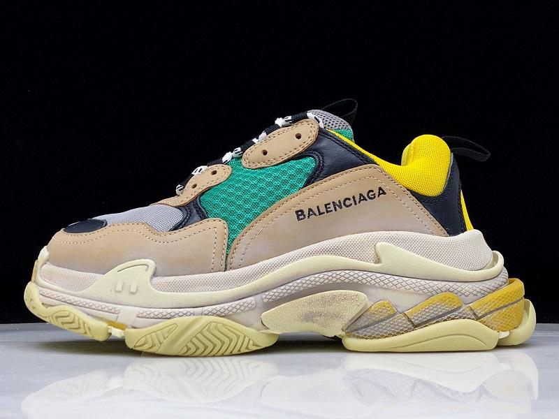 Triple S Sneaker "Green Yellow"