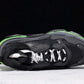 Triple S Sneaker "Black Green Clear Sole"
