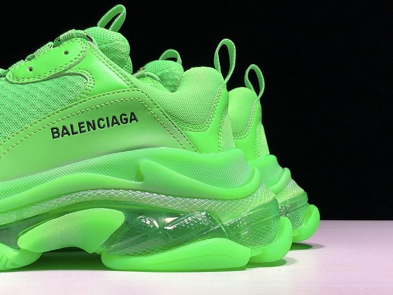 Triple S Sneaker "Fluo Green"