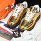 Louis Vuittоп x AF1 by Virgil Abloh 'Metallic Gold' (With Special Case)