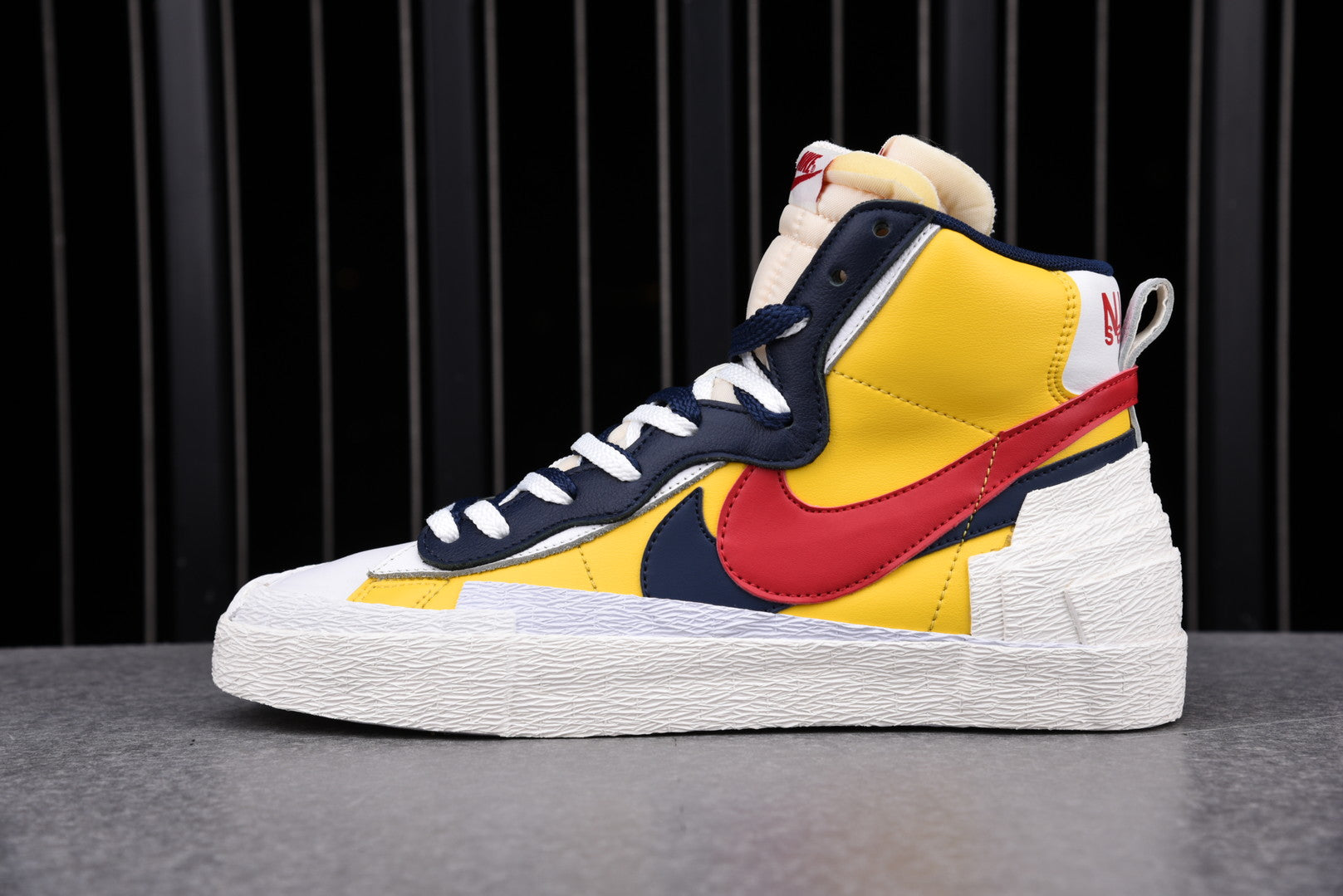 Sacai x Blzr Mid 'Maize Navy'